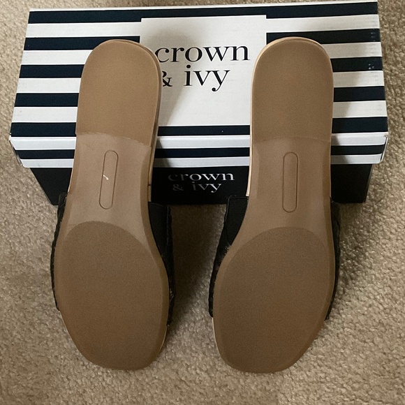 Woman black Patsie flat slip on shoes - Picture 4 of 6